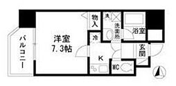 エコロジー栄レジデンス 1Kの間取図画像