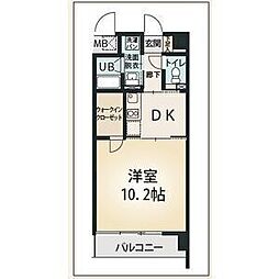 ソフィア・八田 1DKの間取図画像