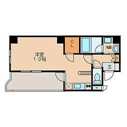 セレス大須 ワンルームの間取図画像