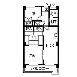 アルカディア長久手 3LDKの間取図画像