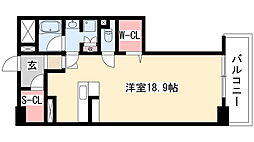 ロイヤルパークス千種 1LDKの間取図画像