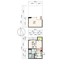 Merveille 1Kの間取図画像