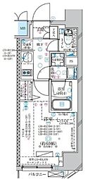 ディアレイシャス大須観音3 1Kの間取図画像