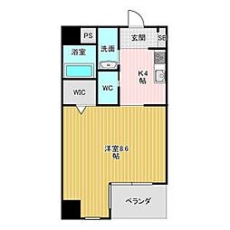 MAISONSPADE 1Kの間取図画像
