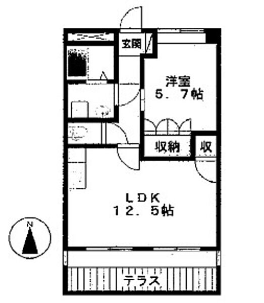 エムトゥルース 303｜愛知県名古屋市中川区戸田明正２丁目(賃貸アパート1LDK・3階・44.01㎡)の写真 その2