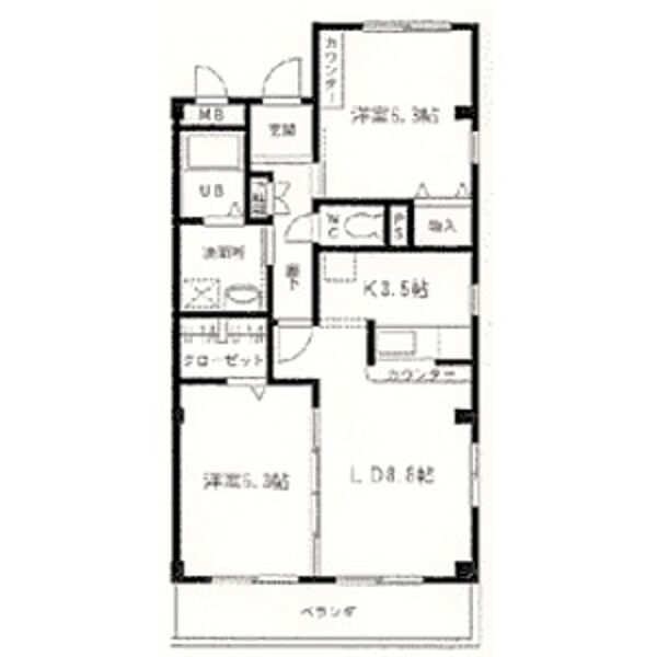 AvenueIII 201｜愛知県名古屋市中川区戸田西１丁目(賃貸マンション2LDK・2階・56.86㎡)の写真 その1