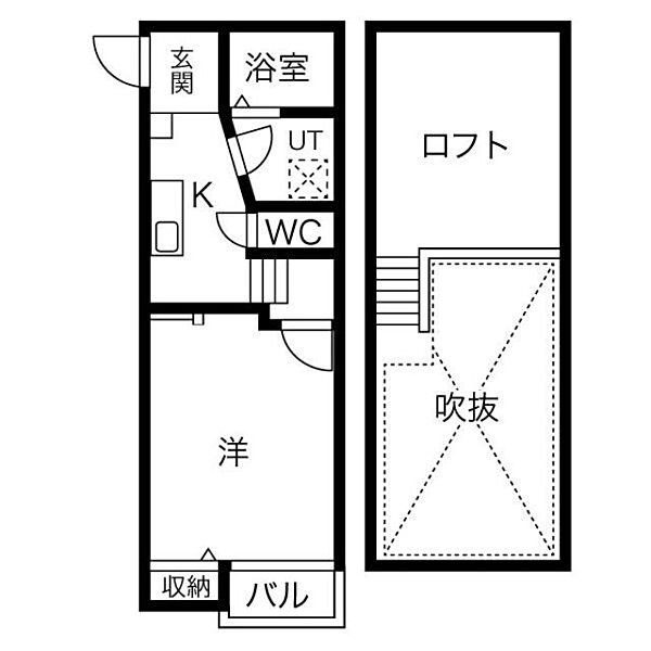 Creo中村公園伍番館 105｜愛知県名古屋市中村区長筬町２丁目(賃貸アパート1K・1階・24.24㎡)の写真 その2