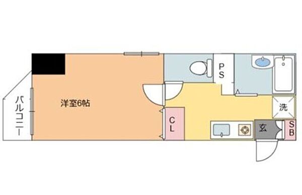 タウンコートパル 503｜愛知県名古屋市中区大須３丁目(賃貸マンション1K・5階・22.45㎡)の写真 その2