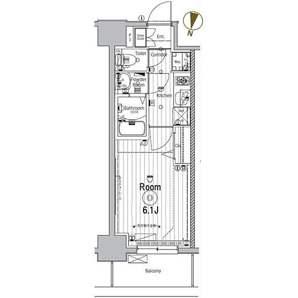 メイクスデザイン名駅南 703｜愛知県名古屋市中村区名駅南３丁目(賃貸マンション1K・7階・22.80㎡)の写真 その2