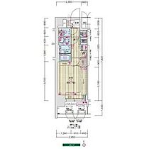 プレサンス葵デュリス 0201 ｜ 愛知県名古屋市中区葵１丁目（賃貸マンション1K・2階・23.01㎡） その2