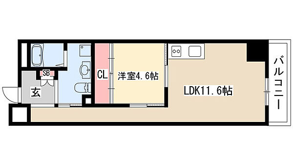 ザ・テラス丸の内 904｜愛知県名古屋市中区丸の内２丁目(賃貸マンション1LDK・9階・43.46㎡)の写真 その2