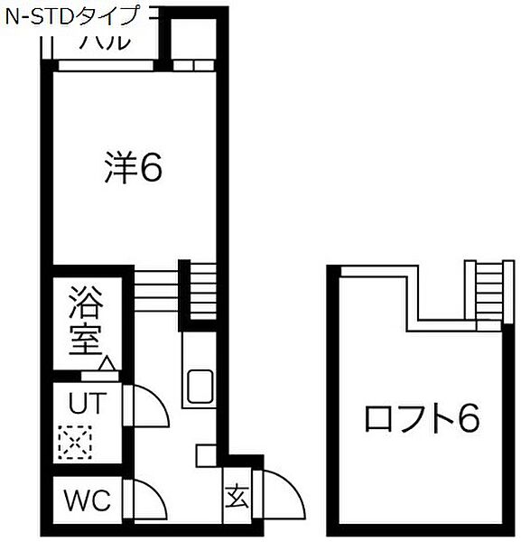 グラード 105｜愛知県名古屋市中村区本陣通４丁目(賃貸アパート1K・1階・20.95㎡)の写真 その2