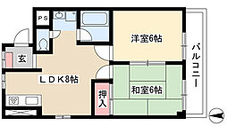 ムーハウス 2LDKの間取図画像