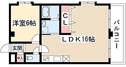ジュネス青山 2LDKの間取図画像
