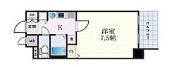 プレサンス泉アーバンゲート 1Kの間取図画像