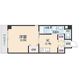 グランドステージ今池 1Kの間取図画像