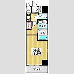 サウス名駅 1Kの間取図画像
