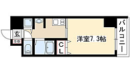 GP栄本町通り 1Kの間取図画像