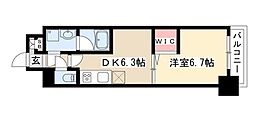 ルナクレシエンテ 1DKの間取図画像