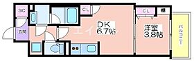 Dimora靭公園  ｜ 大阪府大阪市西区京町堀2丁目（賃貸マンション1DK・11階・28.30㎡） その2