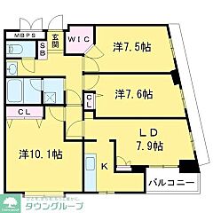物件の間取り