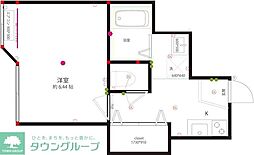 伊藤ハウス 1階1DKの間取り