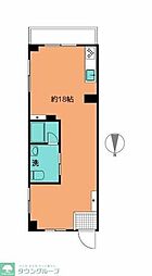 パレス上井草 4階ワンルームの間取り