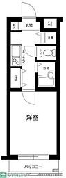 ジュエル荻窪参番館 1Kの間取図画像