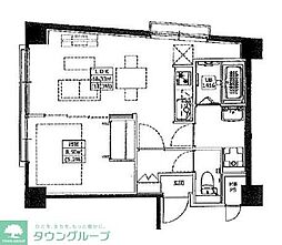 山手杉並ビル 1LDKの間取図画像