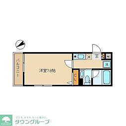 ドルチェ南台 1Kの間取図画像