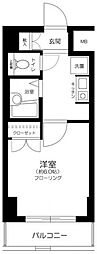 エクセリア荻窪 1Kの間取図画像