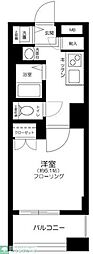 ウーノ・グランデ 1Kの間取図画像