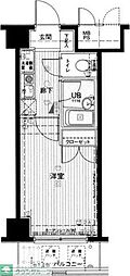 メインステージ東高円寺 1Kの間取図画像