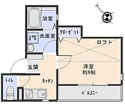 フォレスト井の頭 1Kの間取図画像