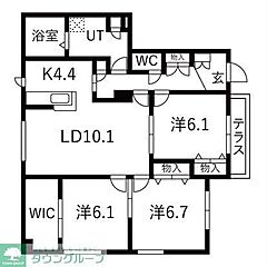 物件の間取り