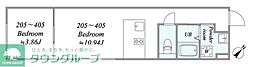 trias248 1LDKの間取図画像