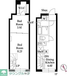 ヴィスタ阿佐ヶ谷S 2DKの間取図画像