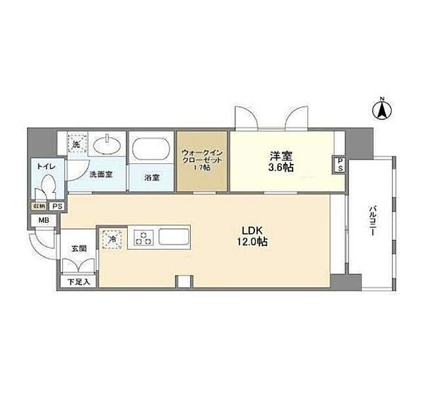 ＯＲＳＵＳ　ＡＳＡＫＵＳＡ（オルサス浅草） 501｜東京都台東区浅草６丁目(賃貸マンション1LDK・5階・40.75㎡)の写真 その2