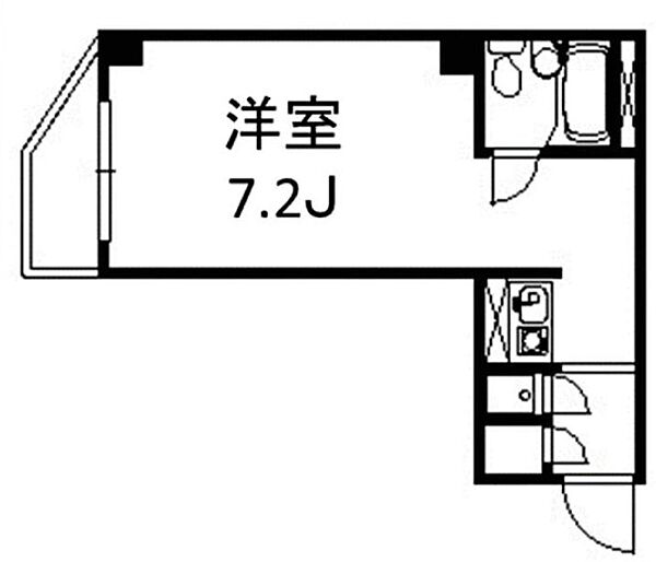 ミニヨンリドー 403｜東京都新宿区住吉町(賃貸マンション1R・4階・21.60㎡)の写真 その2