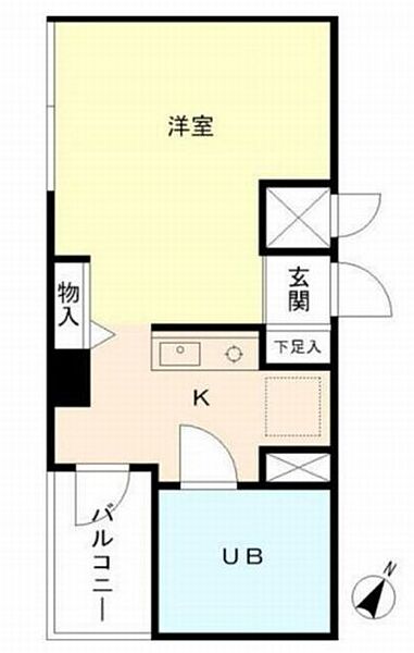 ラキシス一番町 202｜東京都千代田区一番町(賃貸マンション1K・2階・22.05㎡)の写真 その2