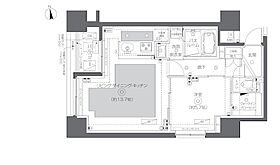 ズーム秋葉原スクエア（ZOOM秋葉原SQUARE） 503 ｜ 東京都台東区浅草橋５丁目10-4（賃貸マンション1LDK・5階・51.11㎡） その2