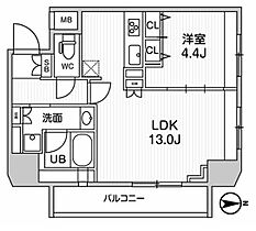 ジェノヴィア浅草橋IIスカイガーデン 803 ｜ 東京都台東区鳥越１丁目15-6（賃貸マンション1LDK・8階・43.70㎡） その2