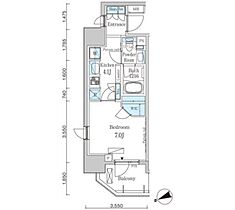 パークアクシス浅草・蔵前 204 ｜ 東京都台東区寿３丁目13-6（賃貸マンション1K・2階・28.85㎡） その2