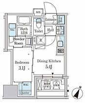 パークアクシス神保町 1403 ｜ 東京都千代田区神田神保町１丁目56-2（賃貸マンション1DK・14階・27.31㎡） その2