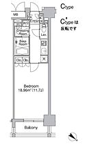 レジディア市ヶ谷II 702 ｜ 東京都新宿区市谷砂土原町２丁目-5（賃貸マンション1K・7階・34.93㎡） その2