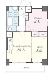 カサ・フェリーチェ 602 6階1SLDKの間取り