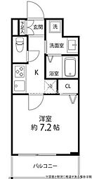 ＳＡＩＯＮ町屋 15階1Kの間取り