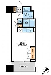 プロスペクトKALON三ノ輪 ワンルームの間取図画像