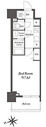 PRESSANCEBLOOMASAKUSANorth 1Kの間取図画像