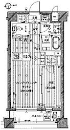 レジデンシャルSTATE南千住 1LDKの間取図画像